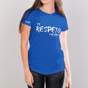 T-Shirt Yo Respeto a mi Esposo - Cool Blue