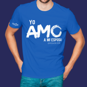 T-Shirt Yo Amo a mi Esposa - Cool Blue