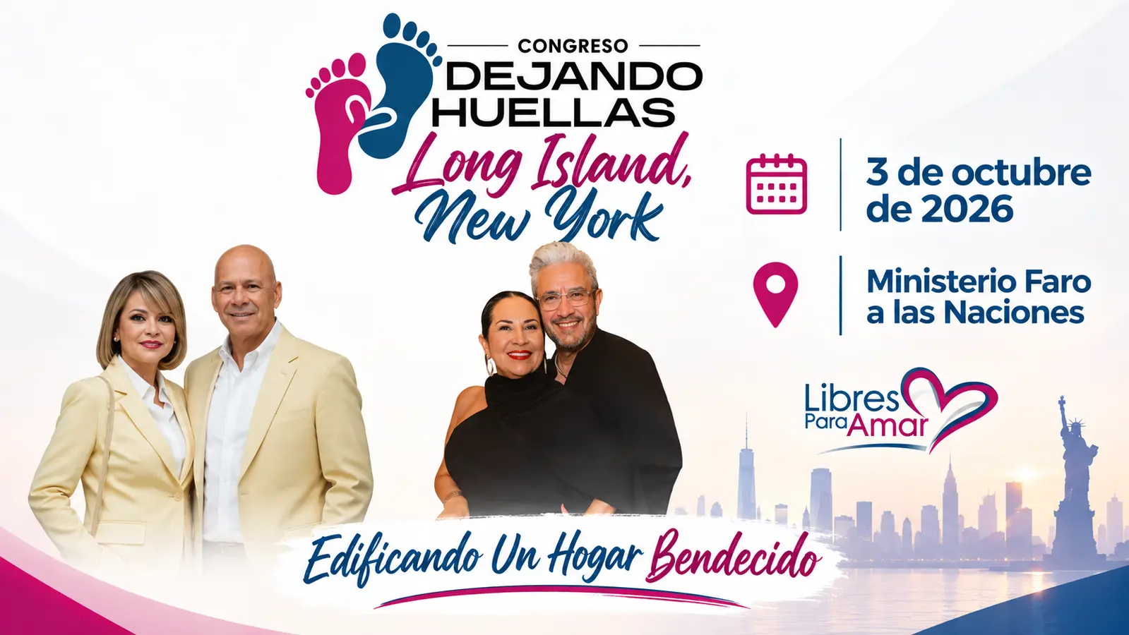 Congreso Dejando Huellas Long Island, New York — 3 de octubre de 2026