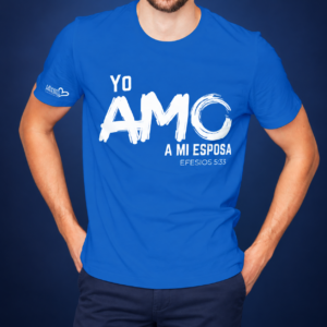 T-Shirt Yo Amo a mi Esposa - Cool Blue